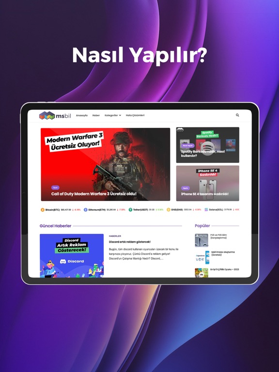 Screenshot #4 pour MSBil - Teknoloji Haberleri