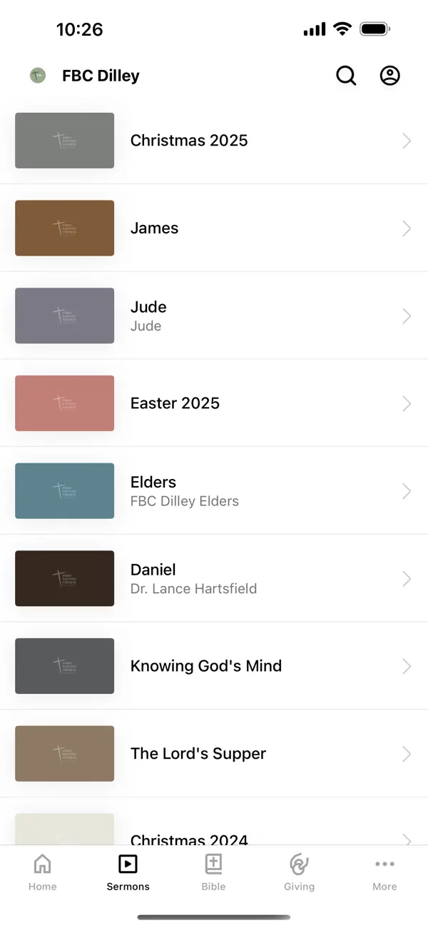 Screenshot #2 pour First Baptist Church Dilley