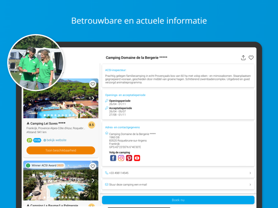 CampingCard ACSI iPad app afbeelding 6