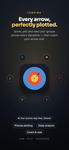 TenRing: Archery Score & Plot iPhone screenshot