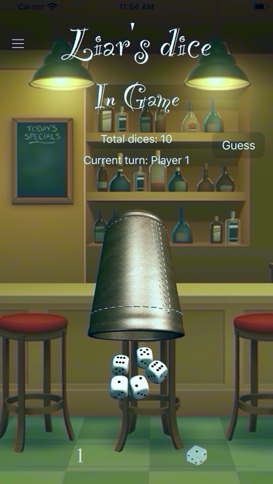 Screenshot #1 pour Liar's Dice