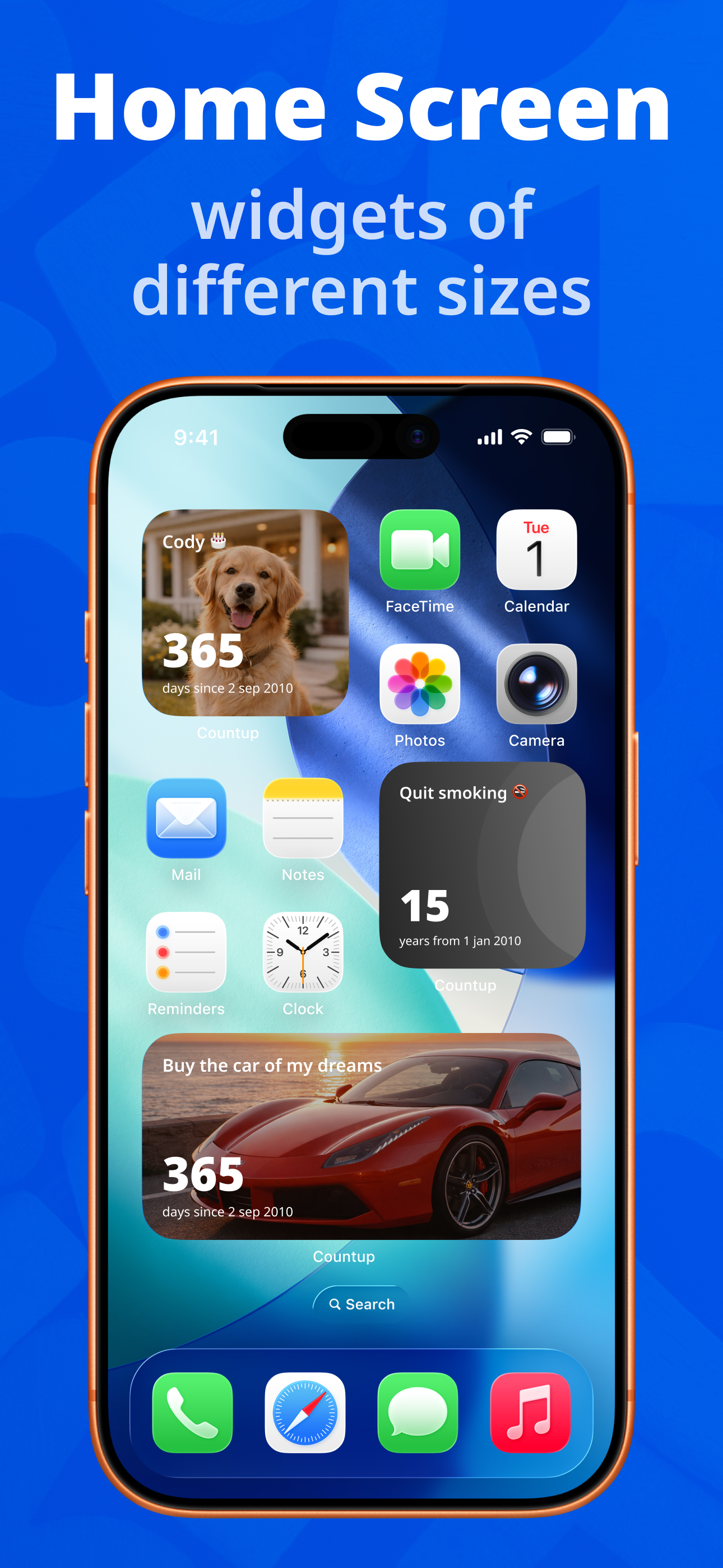 Home screen countdown widgets screenshot 3