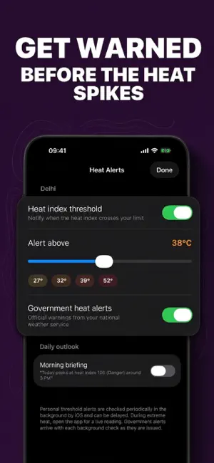 Heat Index: Get Heat Alerts screenshot 3
