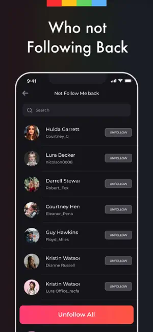 Reports Unfollowers Followers+ screenshot 2