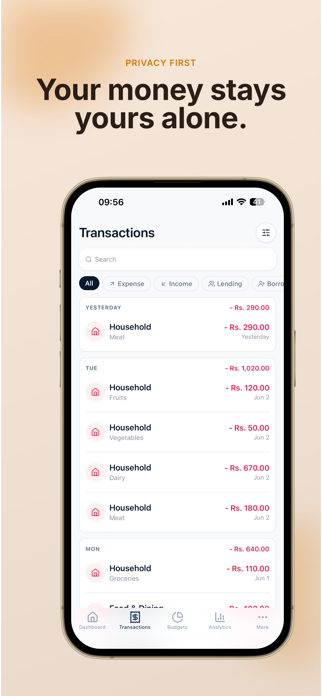 Kharcha: An Expense Tracker Screenshot 2 of 5
