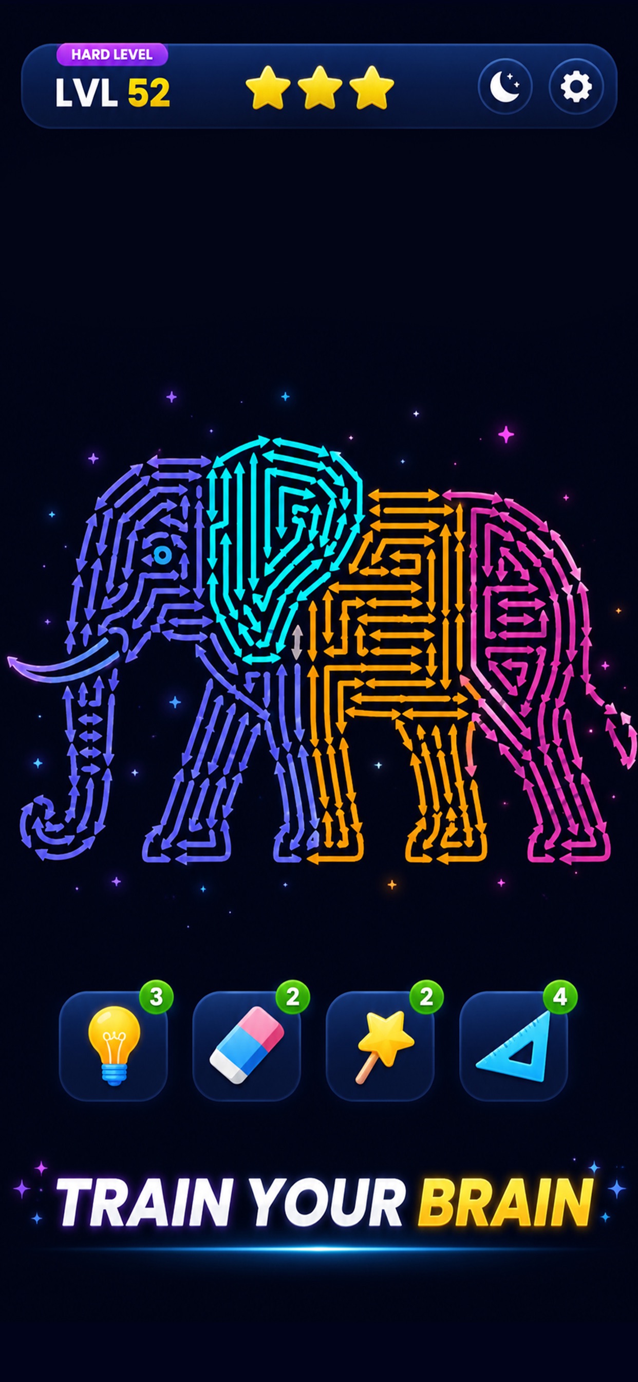 Screenshot 3 of Tap Arrows Escape Puzzle Game