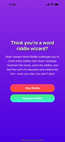 Brain Teasers Riddle Game Screenshot 2 of 4