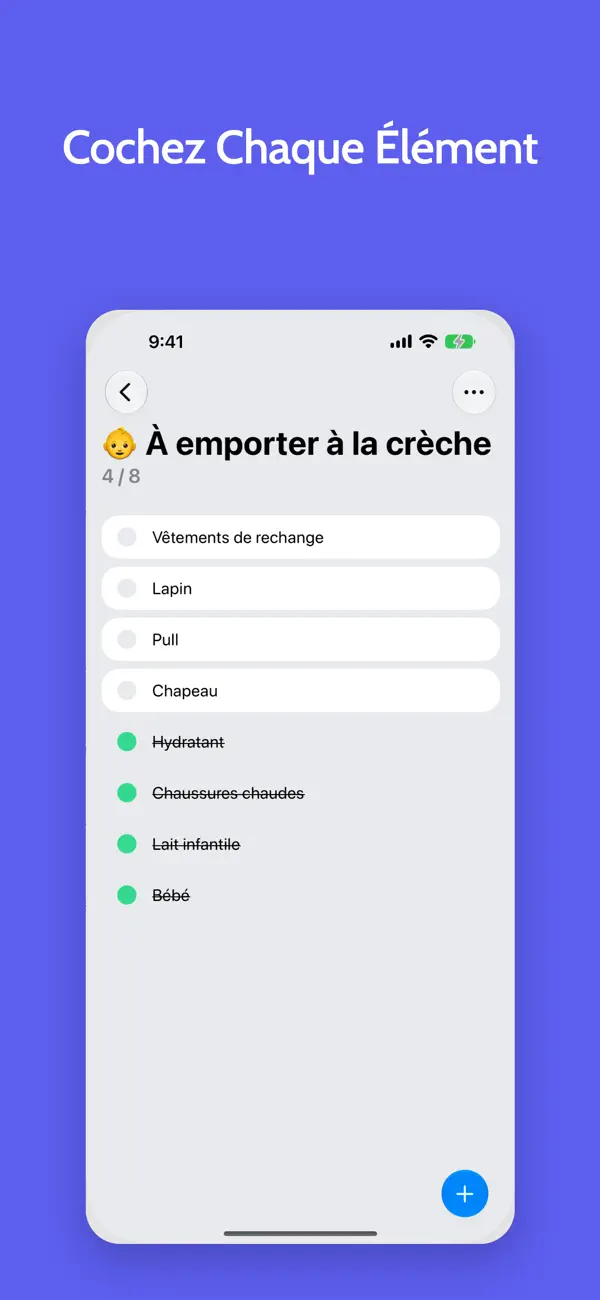 Screenshot #3 pour Liste du jour CheckYourList