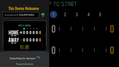 BT Volleyball Scoreboard のスクリーンショット