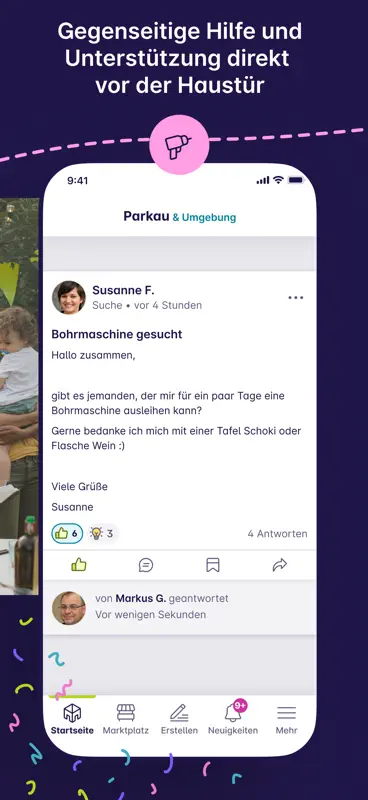nebenan.de: Nachbarschaft App screenshot 2 of 5