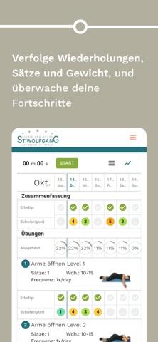 St. Wolfgang Mein Training screenshot