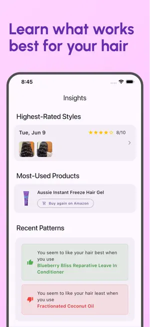 Curl Journal: Haircare Log screenshot 3