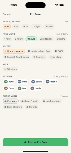 Holler: Who's Free? screenshot 2
