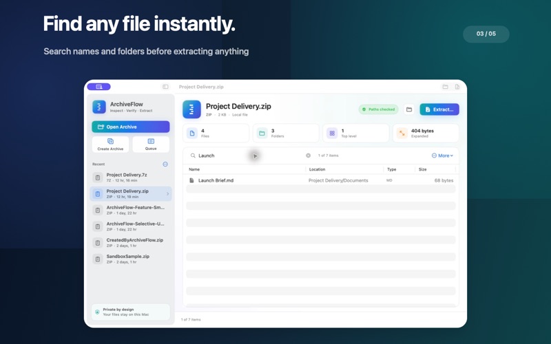 ArchiveFlow screenshot 3