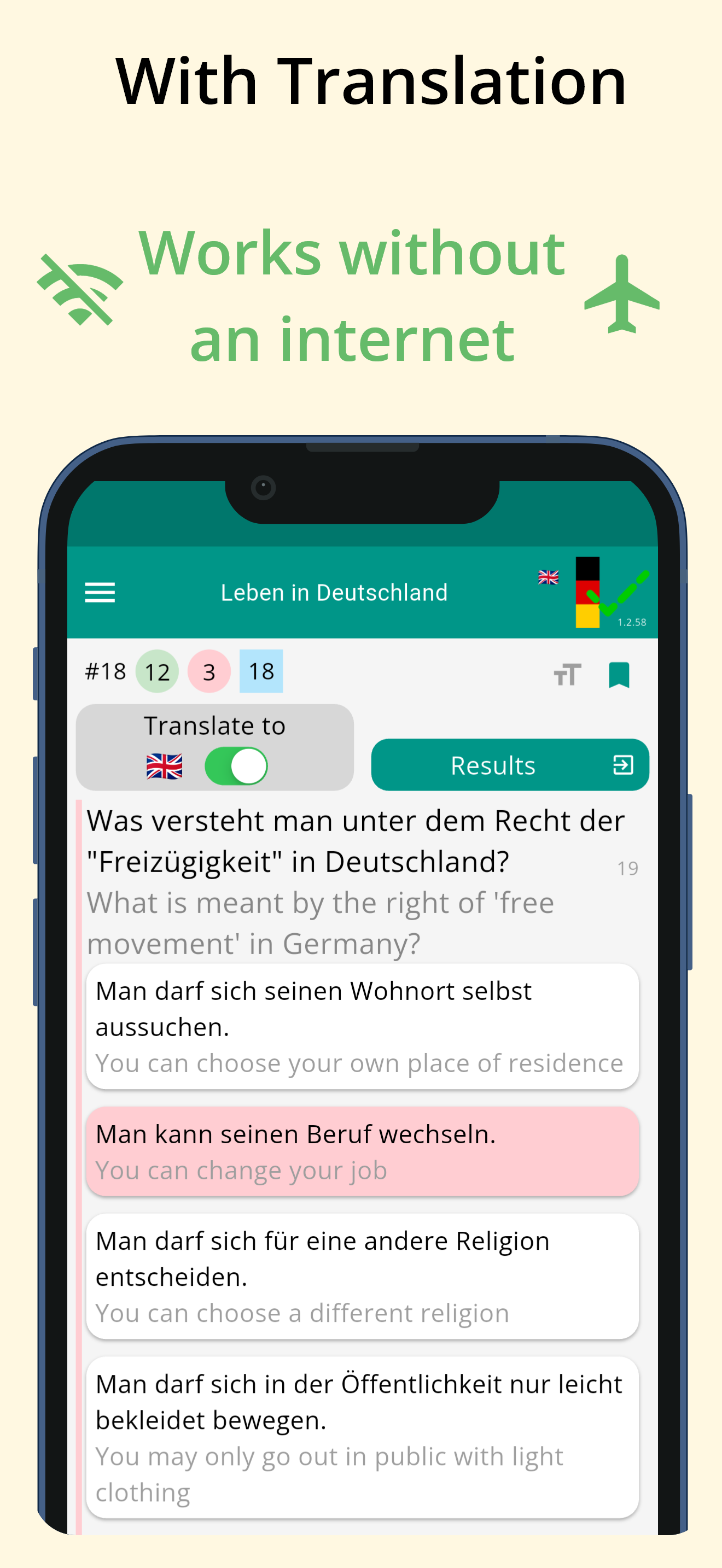 Leben in Deutschland Test 26 screenshot 3