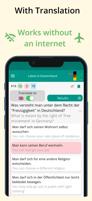 Leben in Deutschland Test 26 screenshot 3