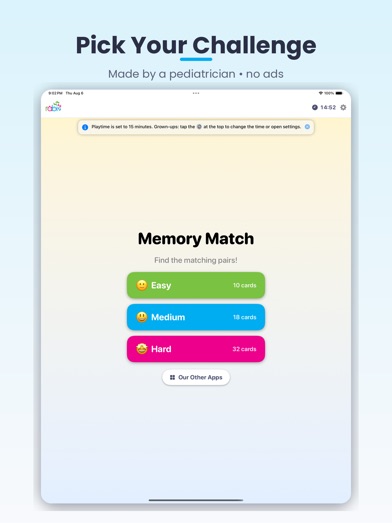 MemoryMatch - Kids Cards screenshot 1