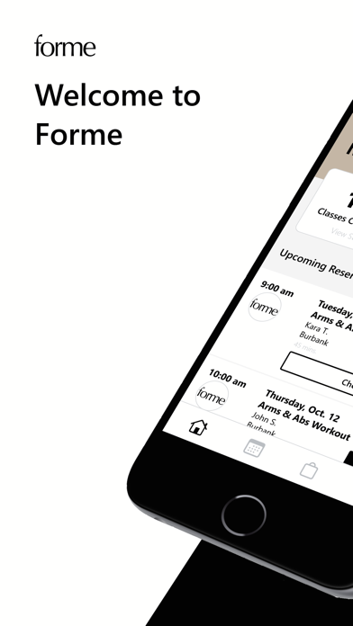 Forme Lagree iPhone screenshot 1 - Health & Fitness app