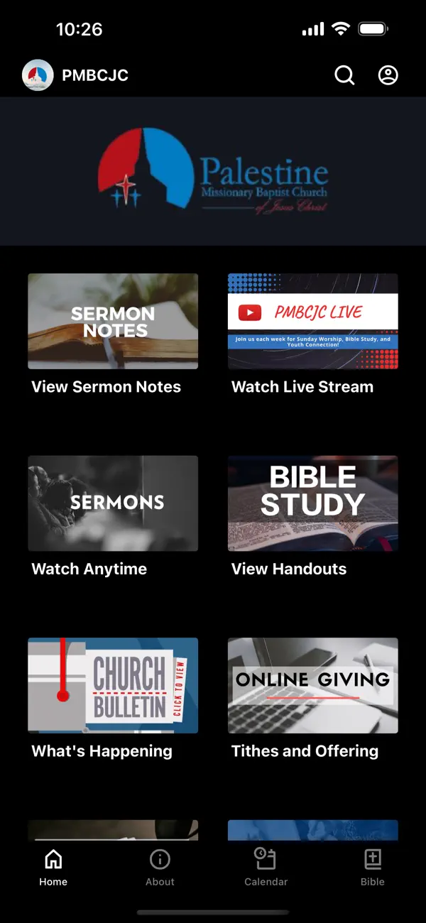 Screenshot #1 pour Palestine Missionary Baptist