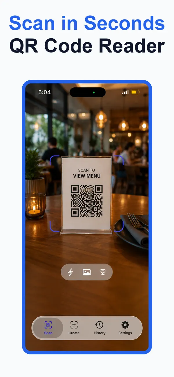 Screenshot #1 pour QR Code Reader :: Barcode Scan