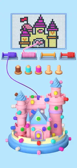 Wool Master 3D - Thread Sort screenshot 2
