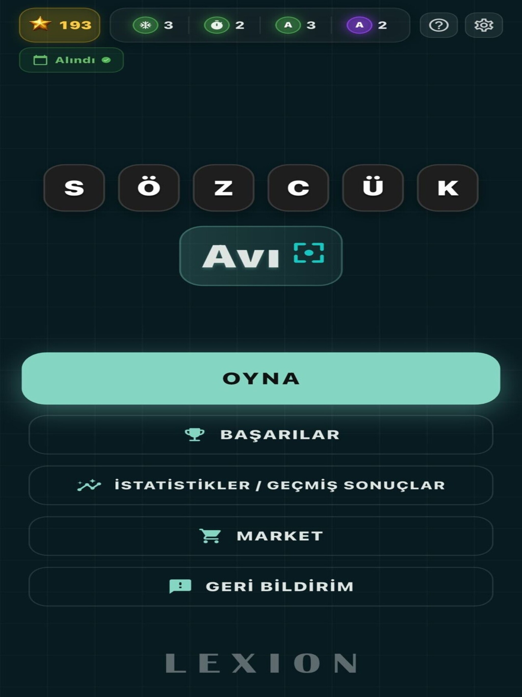 Sözcük Avı – Kelime Oyunu