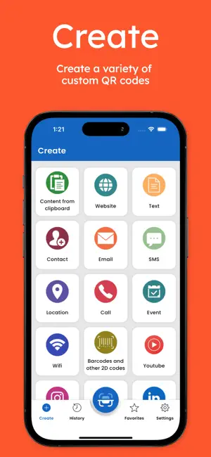 QR Code & Barcode Generator screenshot 2