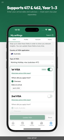 My Visa Tracker: 88 Days Screenshot 9 of 9