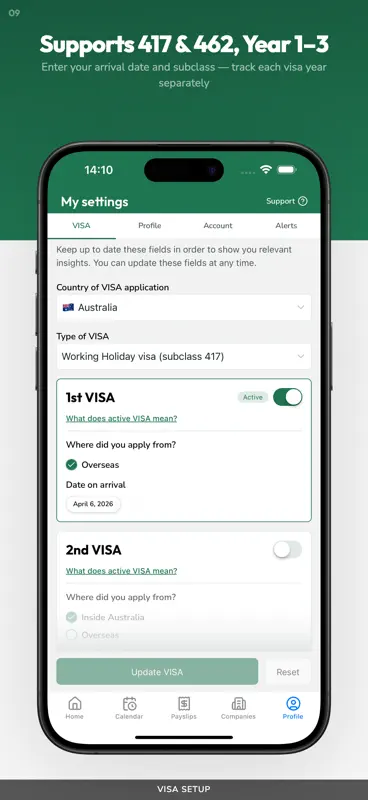 My Visa Tracker: 88 Days screenshot 9 of 9