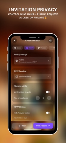 Invits - Invitations & RSVP Screenshot 3 of 8