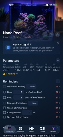 AquaticLog Screenshot 2 of 10