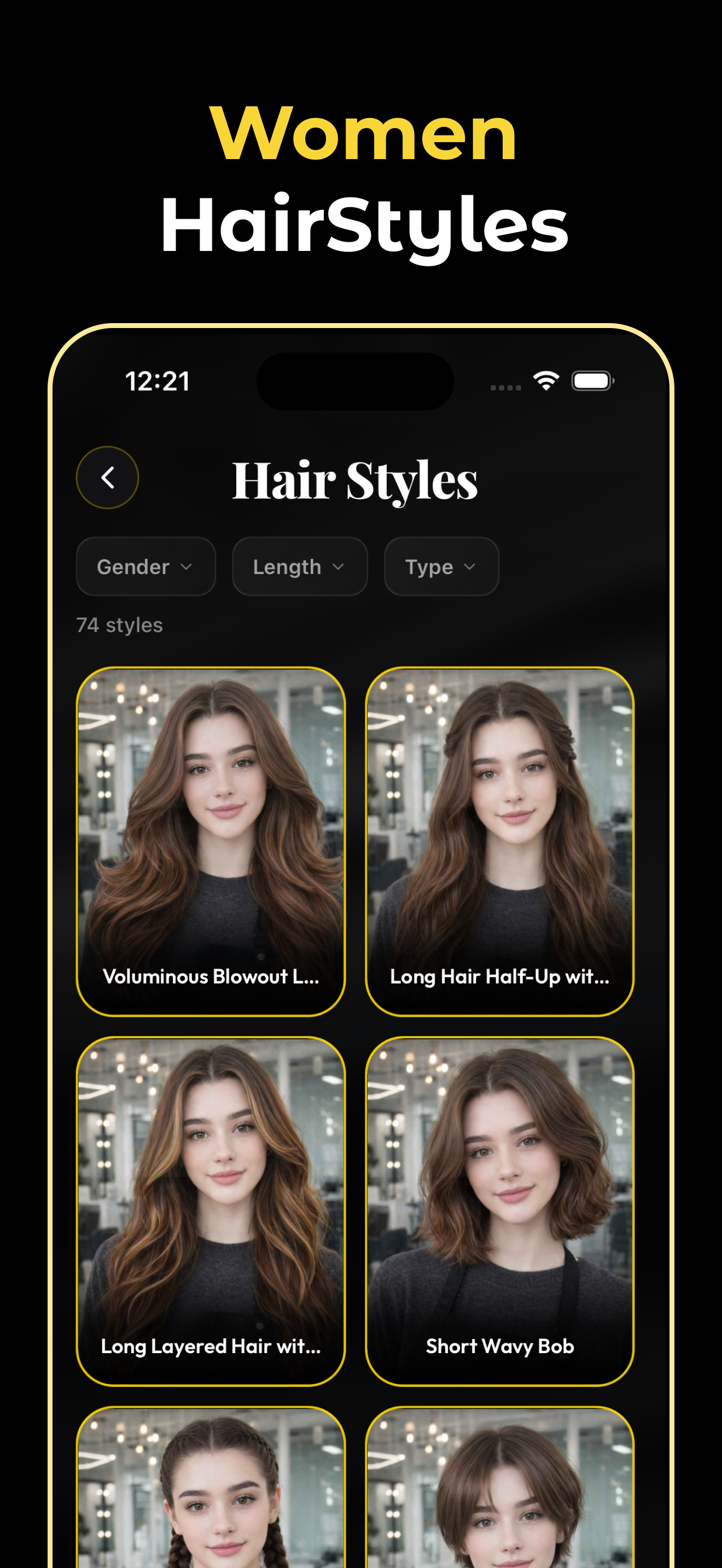 Hairstyle Try On: Hair Stylist screenshot 7