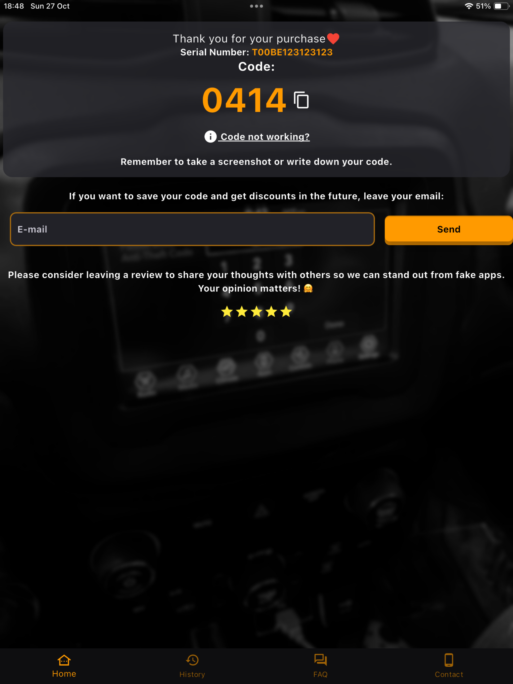 Find Radio Code Instantly