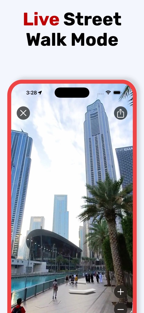 MAPAS: Live Street View & GPS - Users can immerse themselves in live street walk mode, offering high-fidelity views of famous global landmarks and the ability to capture and share these virtual journeys.
