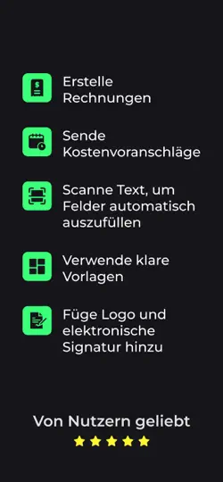 Screenshot von Invocraft: Rechnung Erstellen auf dem iPhone 6