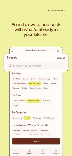 Two Raw Sisters Recipes iPhone screenshot 4