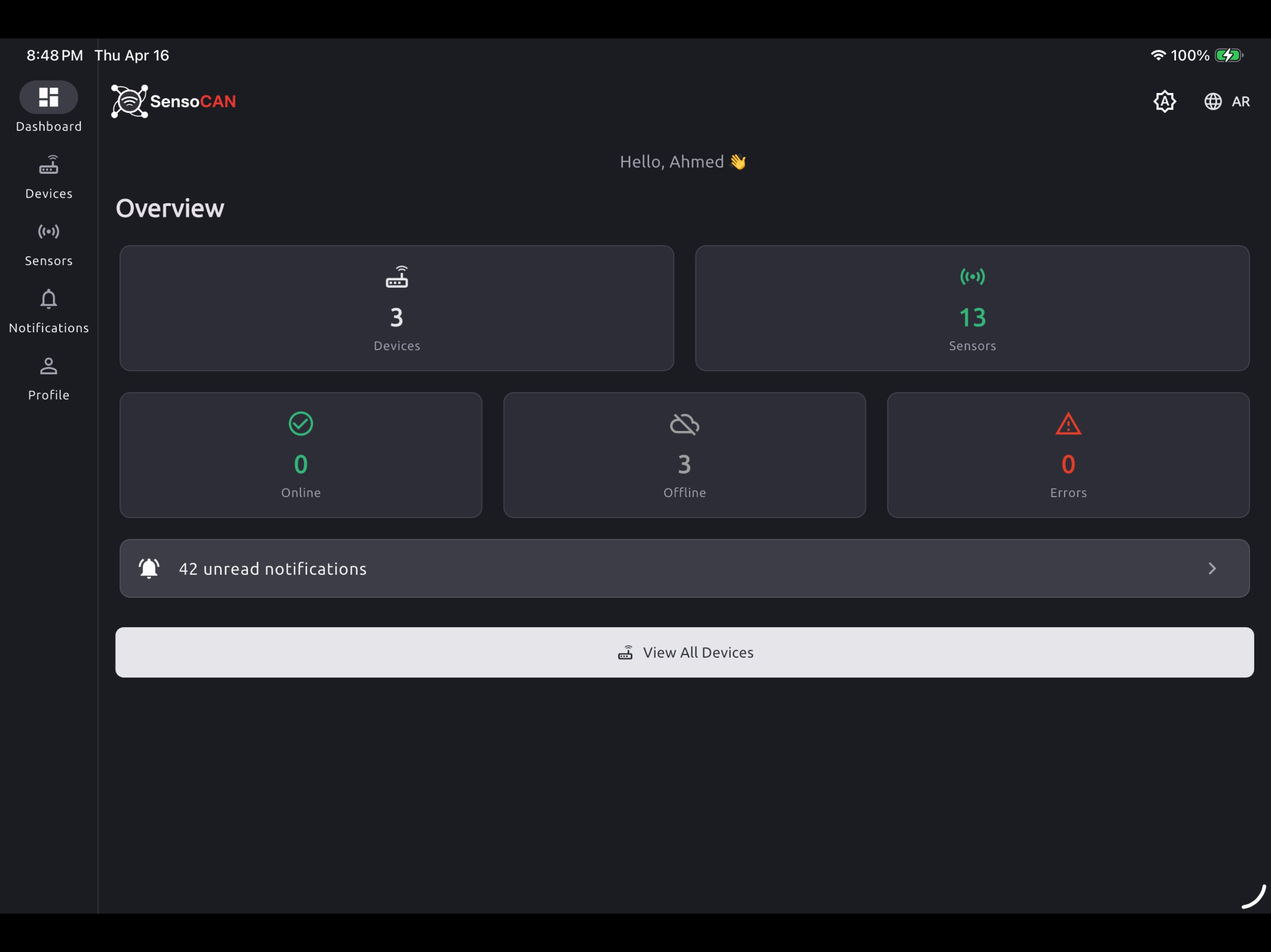 SensoCAN screenshot 10