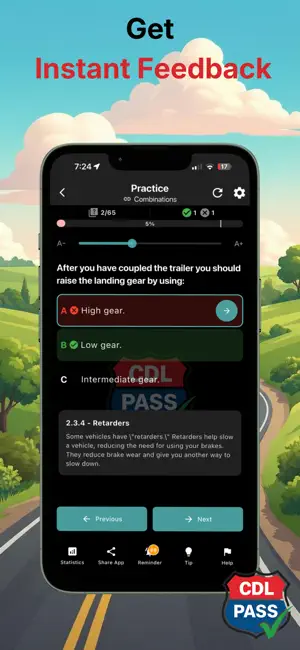 CDL Pass - Permit Test Prep screenshot 4