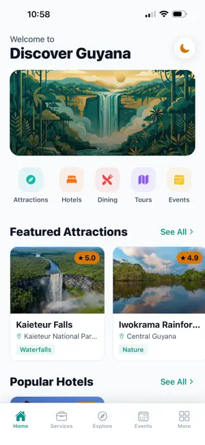 Discover Guyana Travel screenshot 1