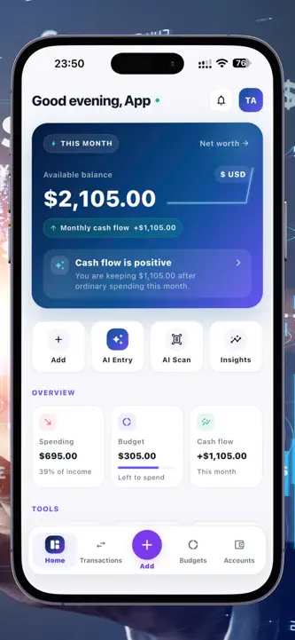 MyMoney - AI Finance Manager screenshot 1