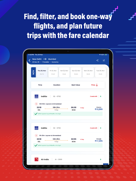 Screenshot #6 pour AkbarTravels: Flights & Hotels