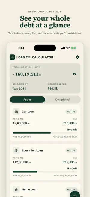Bank Loan - EMI Calculator screenshot 1