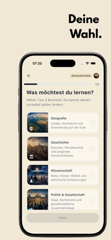 WissensKick Daily: Wissensquiz Screenshot 2 of 10