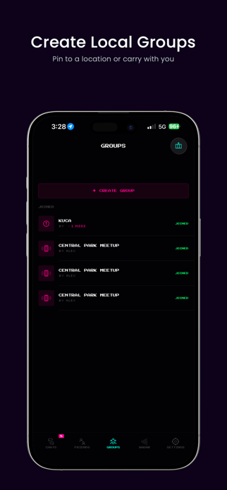 Waves - Dark Mesh Chat Screenshot 4 of 5