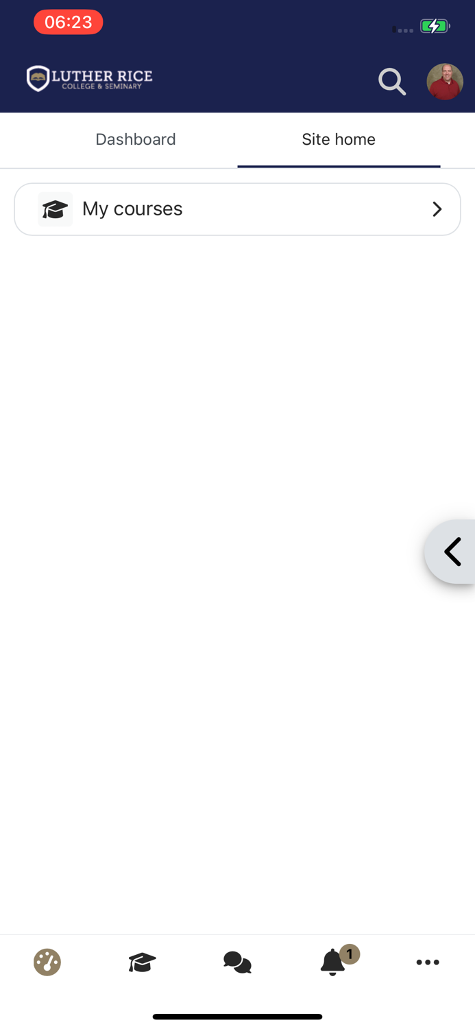 Luther Rice Moodle App