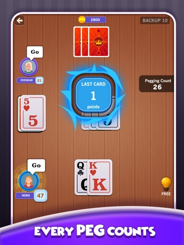Cribbage+ iPad screenshot