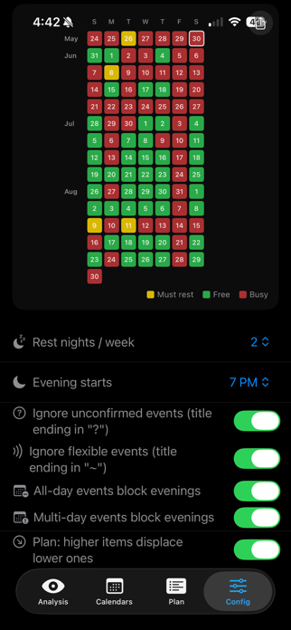 Freevening Screenshot 2 of 2