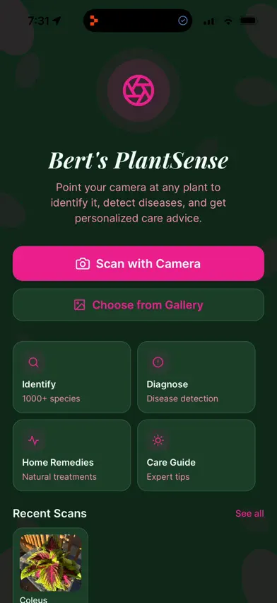 Bert's Plant Sense screenshot 1