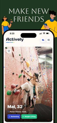 Actively: Find Gym Buddies iPhone screenshot