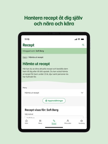 Apotek Hjärtat iPad screenshot 1